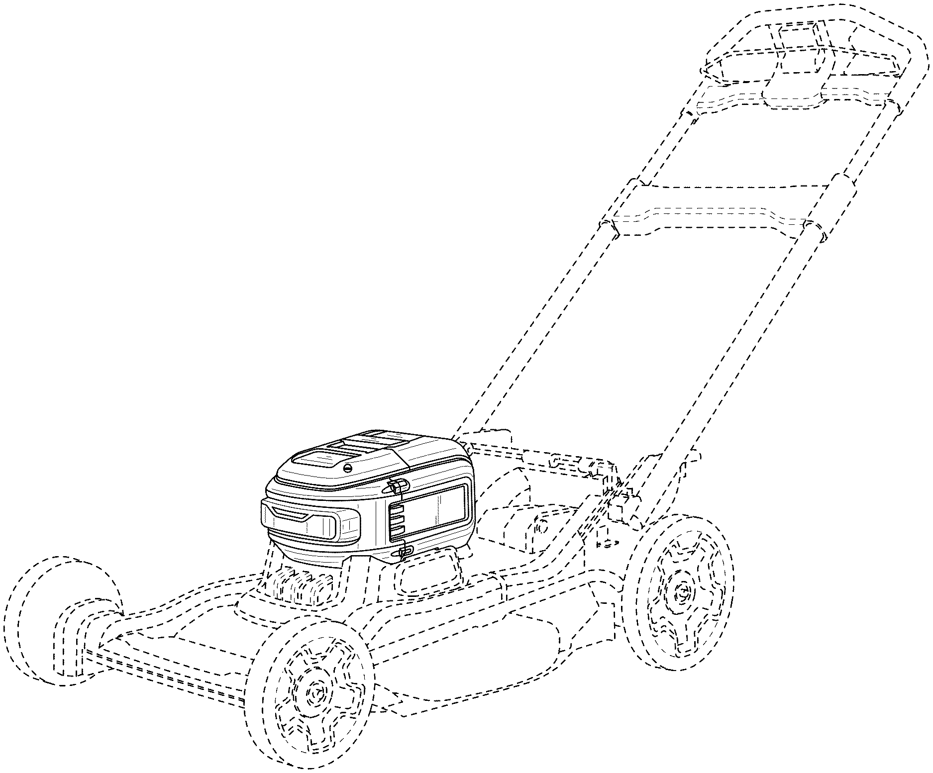 Mower ornamental design